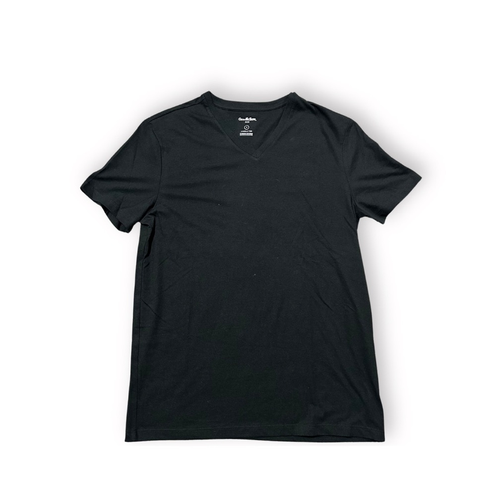Goodfellow & Co Men's Black V-Neck T-Shirt